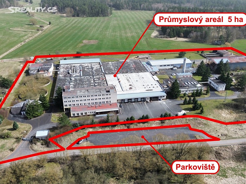 Prodej výrobní haly, prostoru 11 180 m², okres Tachov