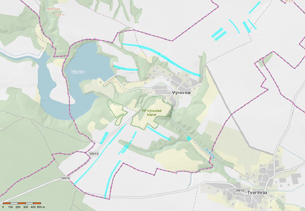 Prodej pole 104835 m², Výrovice – fotka 1 z 3