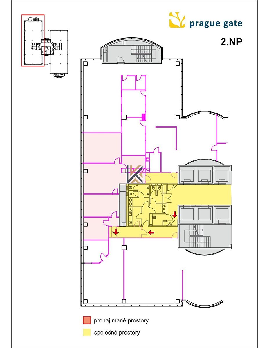 Pronájem kanceláře 140 m² – fotografie 3