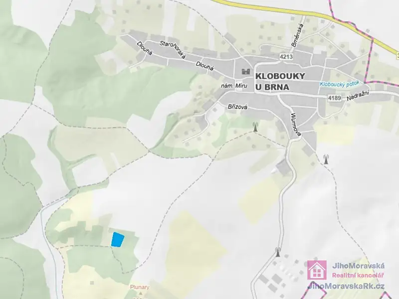 Prodej lesa 4858 m², Klobouky u Brna – náhled fotky 2