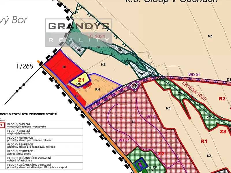 Prodej komerčního pozemku 17028 m², Sloup v Čechách – náhled fotky 3