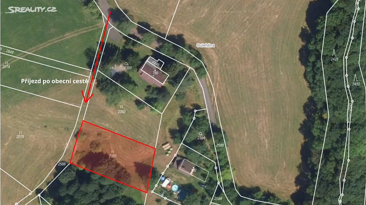 Prodej stavebního pozemku 1289 m², Mírová pod Kozákovem