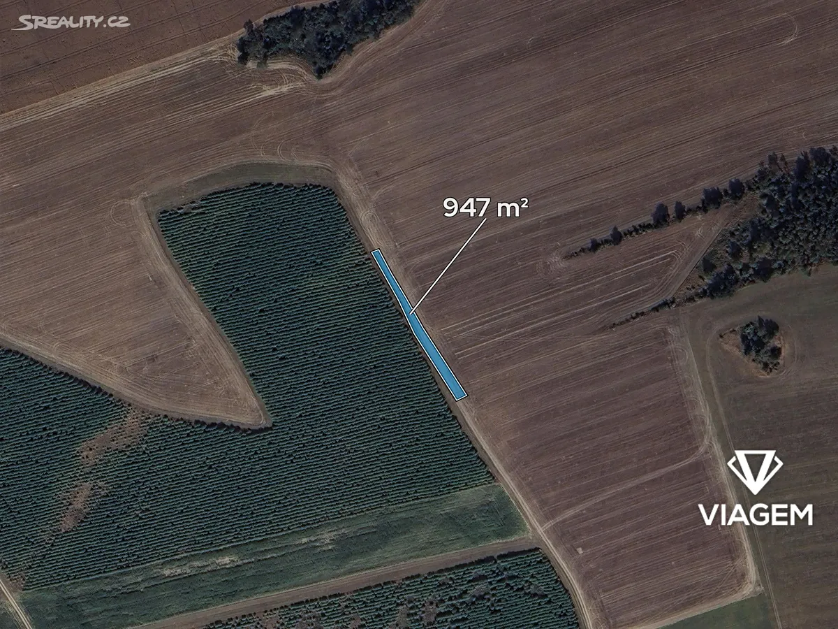 Prodej podílu 1/2 pole 473 m² – pohled 2