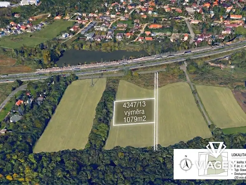 Prodej zahrady 1079 m², Praha – náhled fotky 2