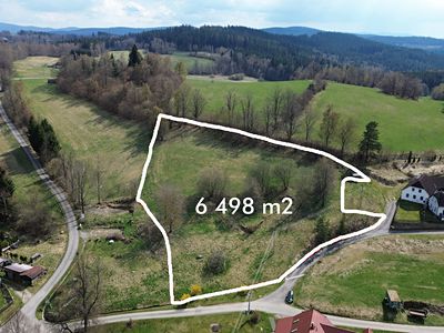 Prodej stavebního pozemku 6498 m²
