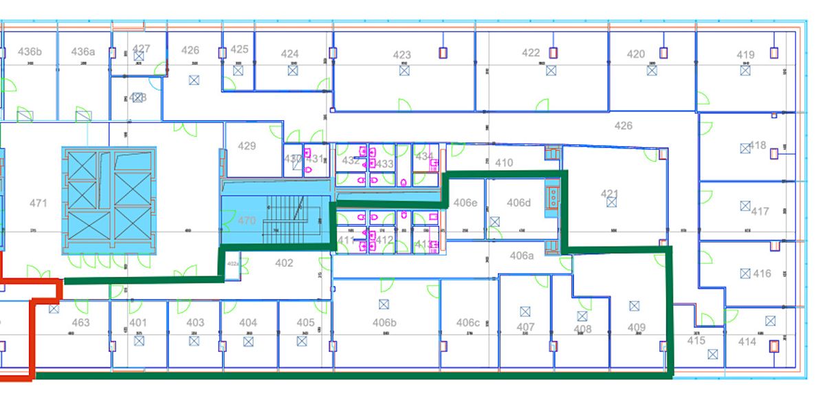 Pronájem kanceláře 350 m² – fotografie 3