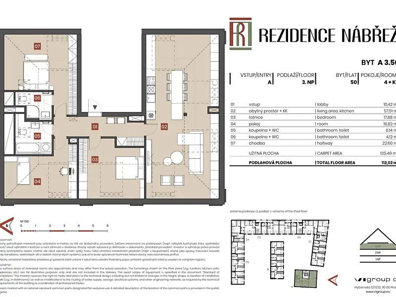 Prodej bytu 4+kk 136 m², Brandýs nad Labem-Stará Boleslav – náhled fotky 2