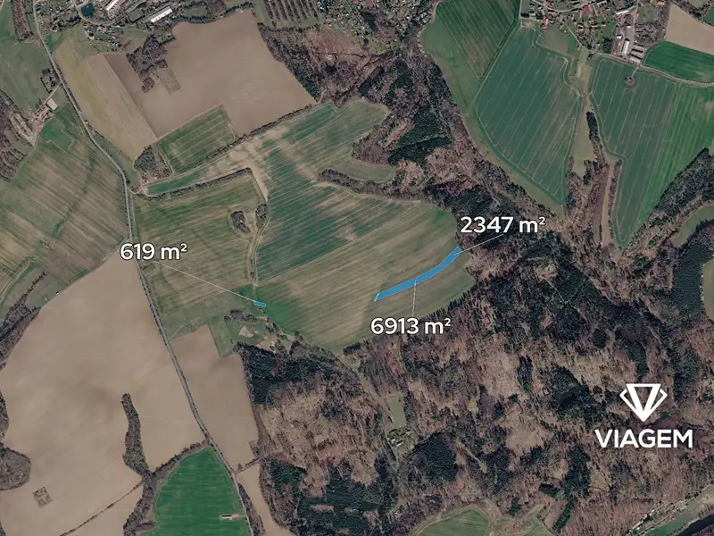 Prodej pole 9879 m², Ondřejov – náhled fotky 2