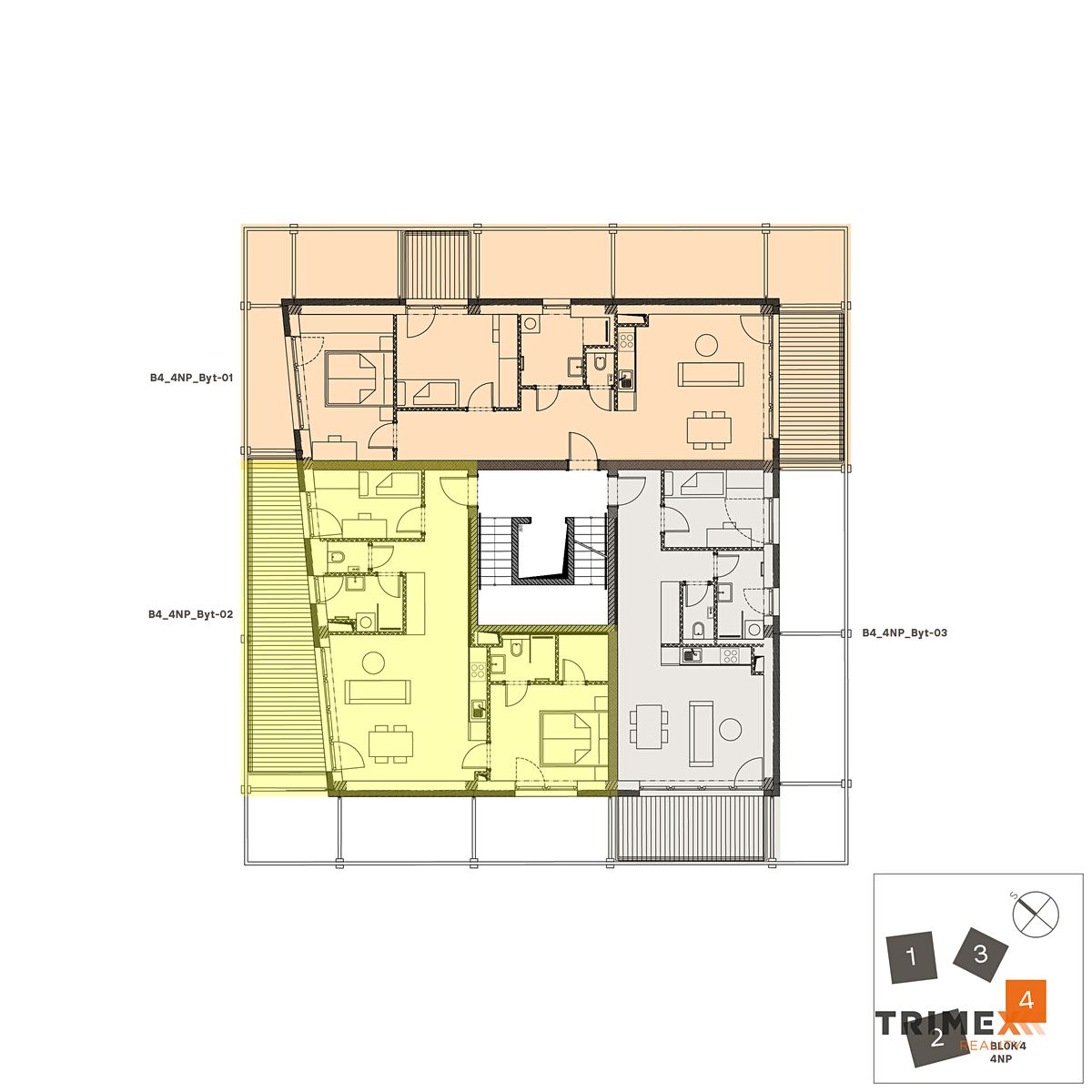 Prodej bytu 3+kk 66 m² – fotografie 3