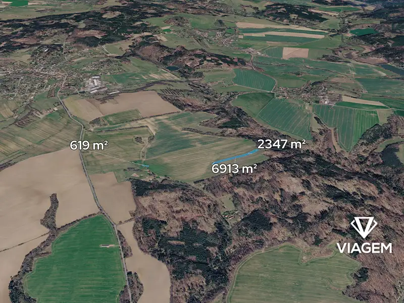 Prodej pole 9879 m², Ondřejov – náhled fotky 1