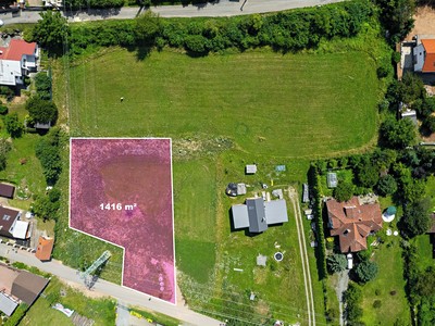 Prodej  stavebního pozemku 1 416 m²