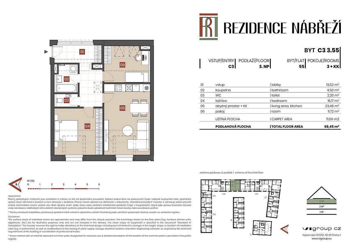 Prodej bytu 3+kk 72 m² – fotografie 2