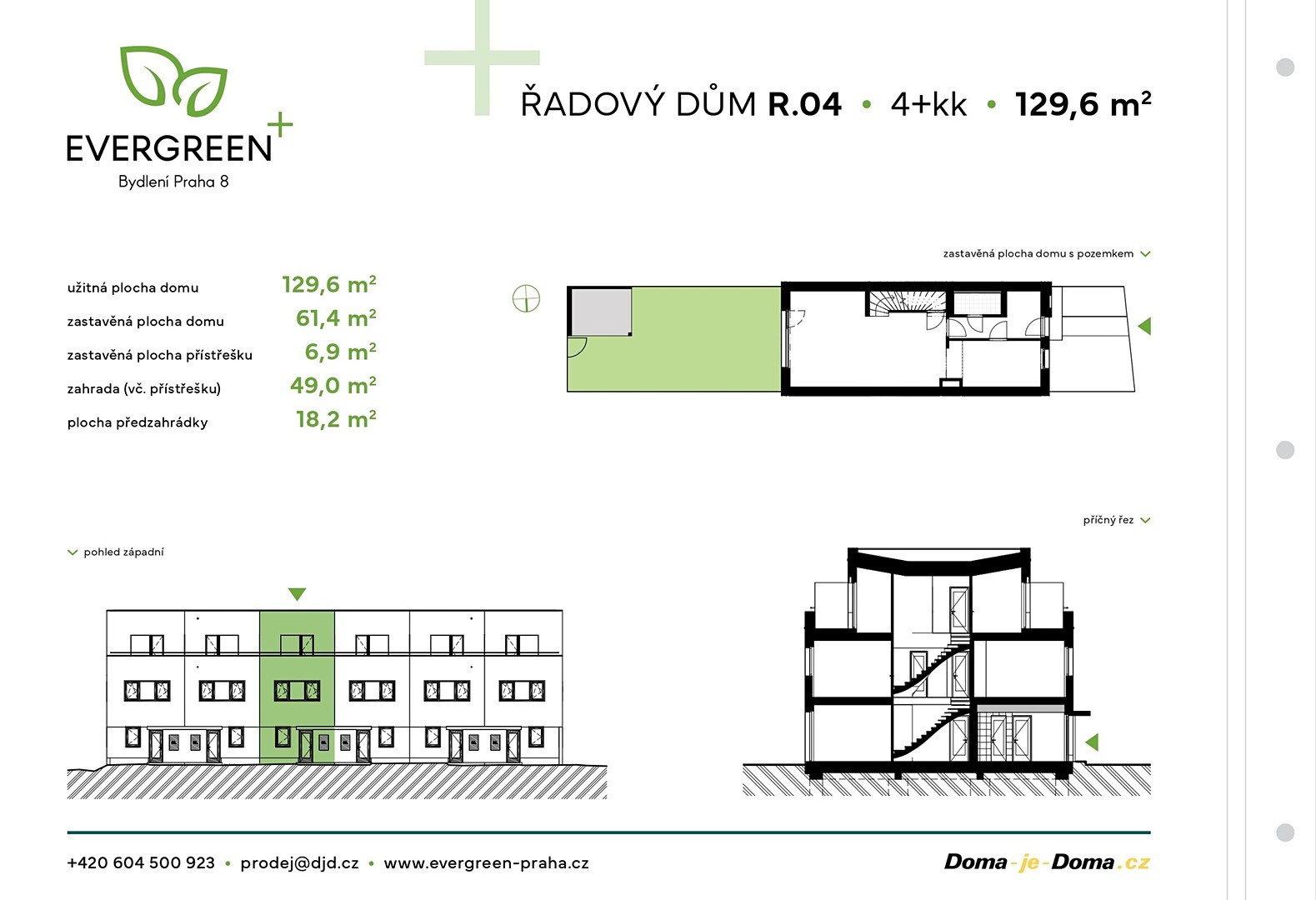 Prodej  rodinného domu 130 m², pozemek 129 m² – pohled 4