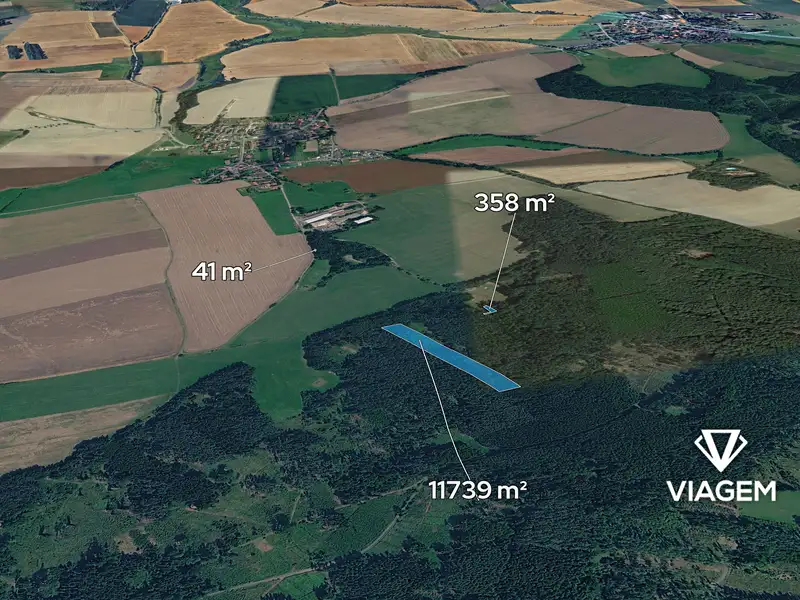 Prodej lesa 12138 m², Hradiště – náhled fotky 1