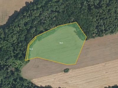 Prodej podílu 1/5  pole 5 160 m²