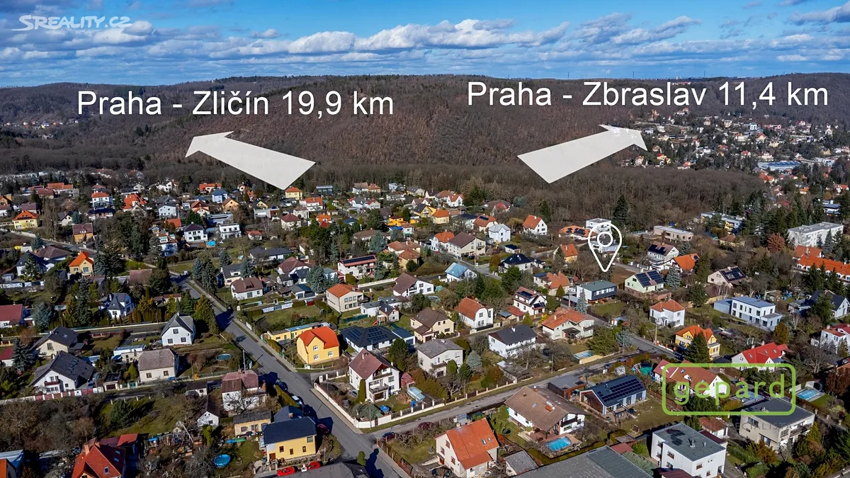 Prodej stavebního pozemku 1089 m², Černošice