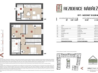 Prodej bytu 4+kk, 93 m² (2 z 13)