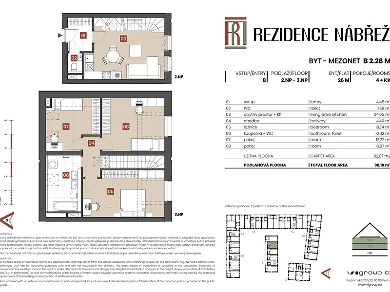 Prodej bytu 4+kk 93 m², Brandýs nad Labem-Stará Boleslav – náhled fotky 2