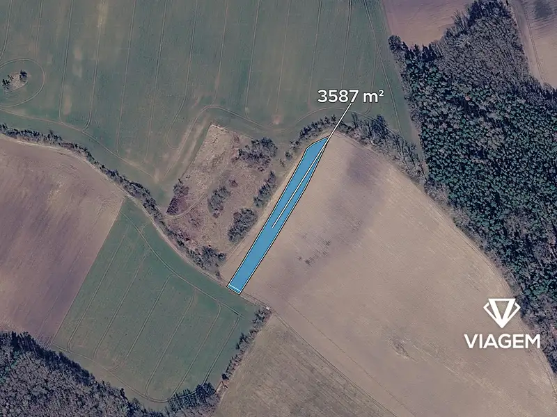 Prodej pole 3587 m², Týnec nad Labem – náhled fotky 2