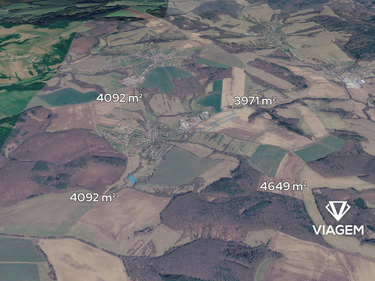 Prodej podílu 5/8 pole 6411 m²