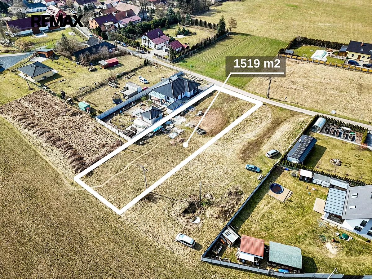 Prodej stavebního pozemku 1519 m² – pohled 5