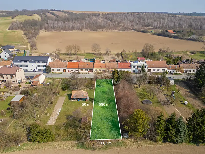Prodej stavebního pozemku 580 m², Bučovice – náhled fotky 3