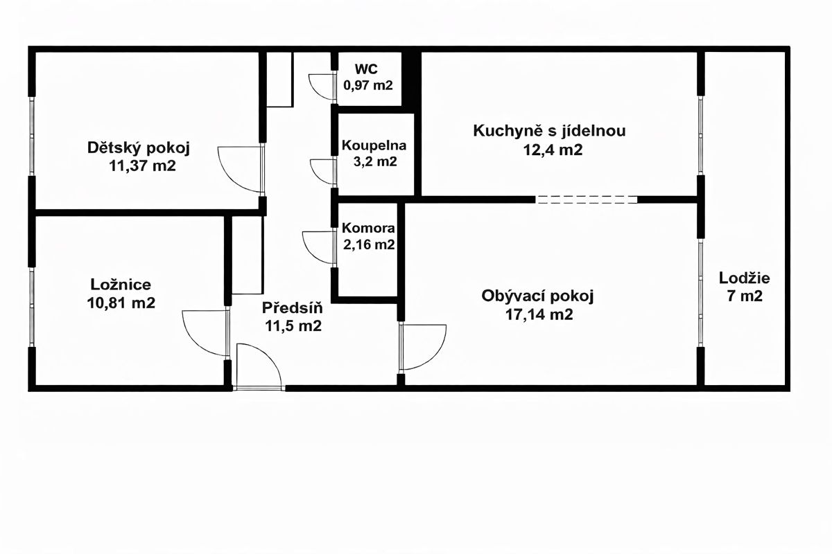 Prodej bytu 3+1 78 m² – fotografie 5