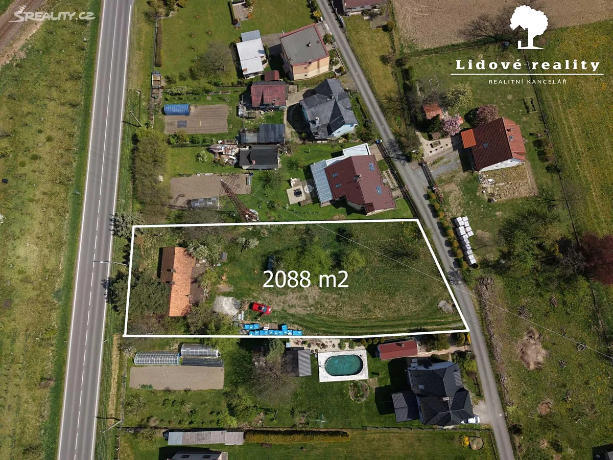 Prodej stavebního pozemku 2088 m², Dobrá