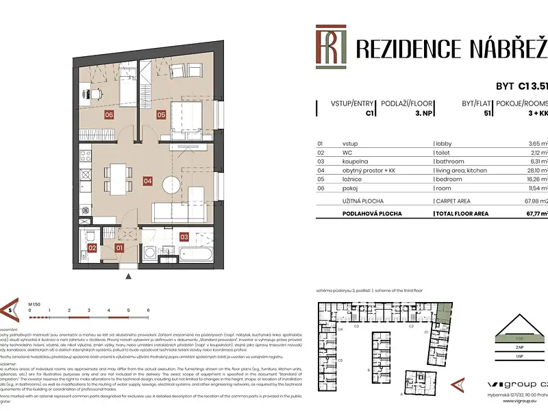 Prodej bytu 3+kk 68 m², Brandýs nad Labem-Stará Boleslav – náhled fotky 2