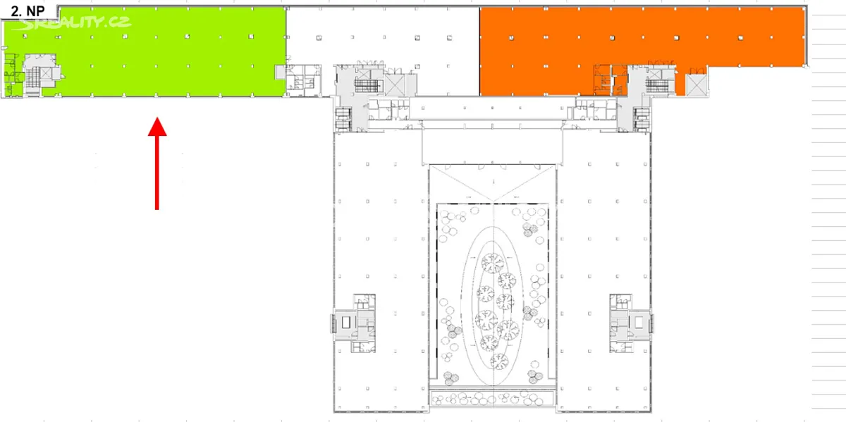 Pronájem kanceláře 868 m² – pohled 5
