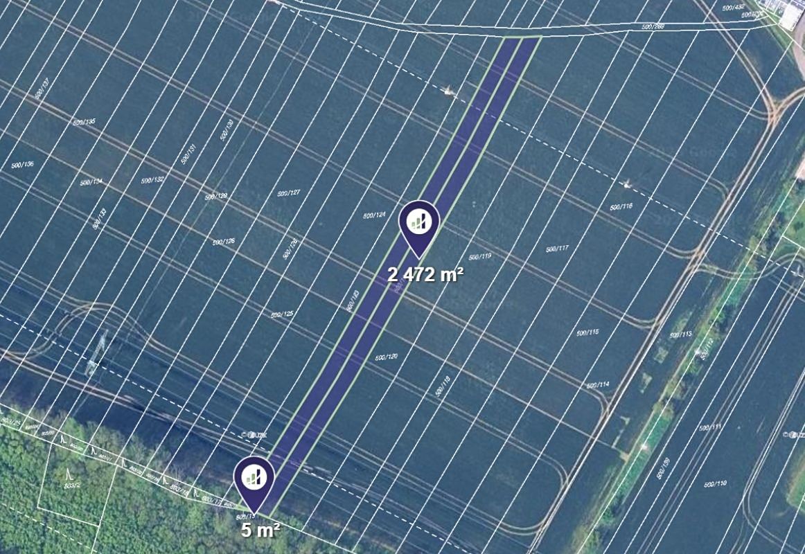 Prodej pole 2477 m²