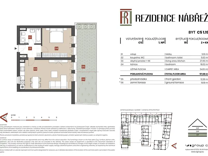 Prodej bytu 2+kk 54 m², Brandýs nad Labem-Stará Boleslav – náhled fotky 2