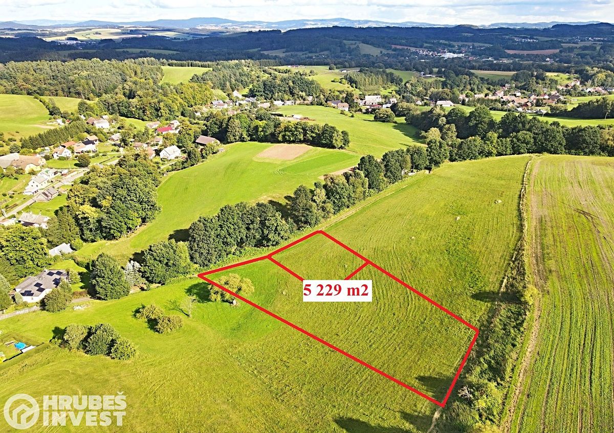 Prodej stavebního pozemku 5229 m² – fotografie 2