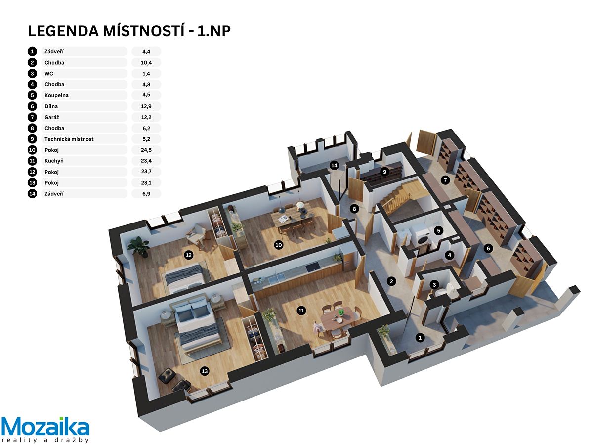Prodej chalupy 322 m², pozemek 1175 m² – fotografie 2