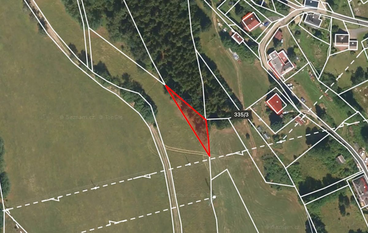 Prodej zahrady 450 m²