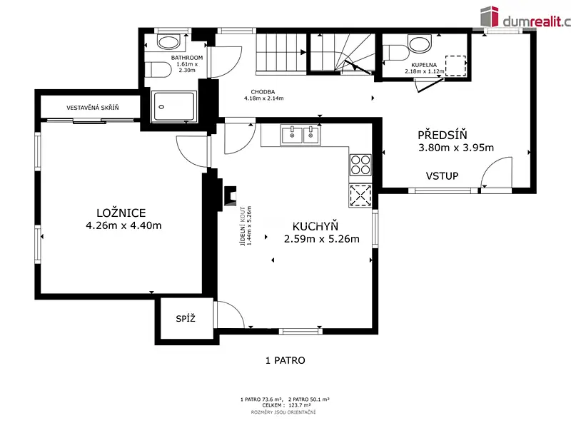 Prodej rodinného domu 140 m², pozemek 287 m², Sedlčany – náhled fotky 2