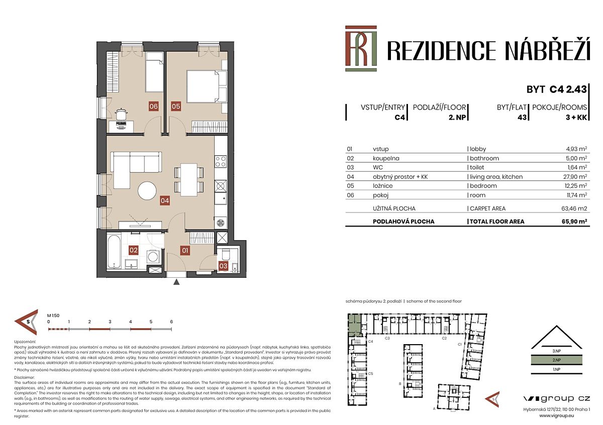 Prodej bytu 3+kk 64 m² – fotografie 2