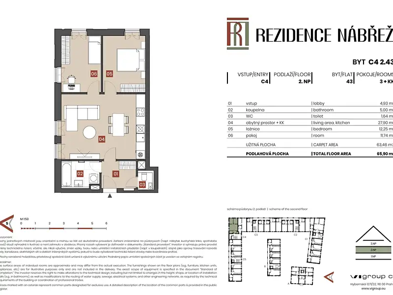 Prodej bytu 3+kk 64 m², Brandýs nad Labem-Stará Boleslav – náhled fotky 2
