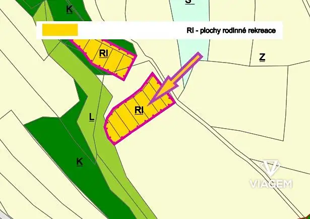 Prodej zahrady 372 m², Slušovice – náhled fotky 2