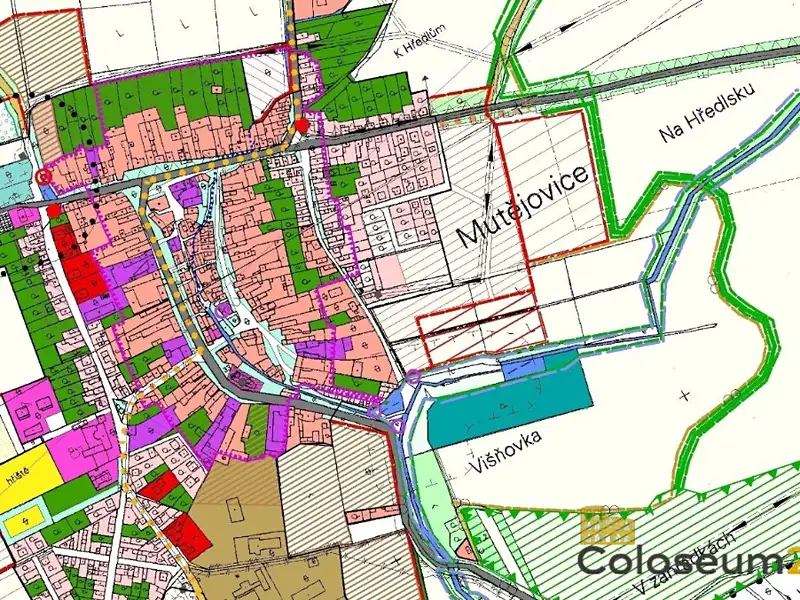 Prodej stavebního pozemku 7101 m², Mutějovice – náhled fotky 2