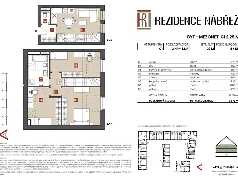 Prodej bytu 4+kk 92 m², Brandýs nad Labem-Stará Boleslav – náhled fotky 2