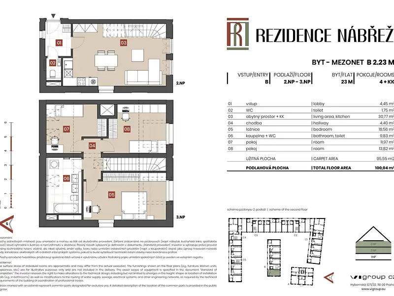 Prodej bytu 4+kk 96 m², Brandýs nad Labem-Stará Boleslav – náhled fotky 2