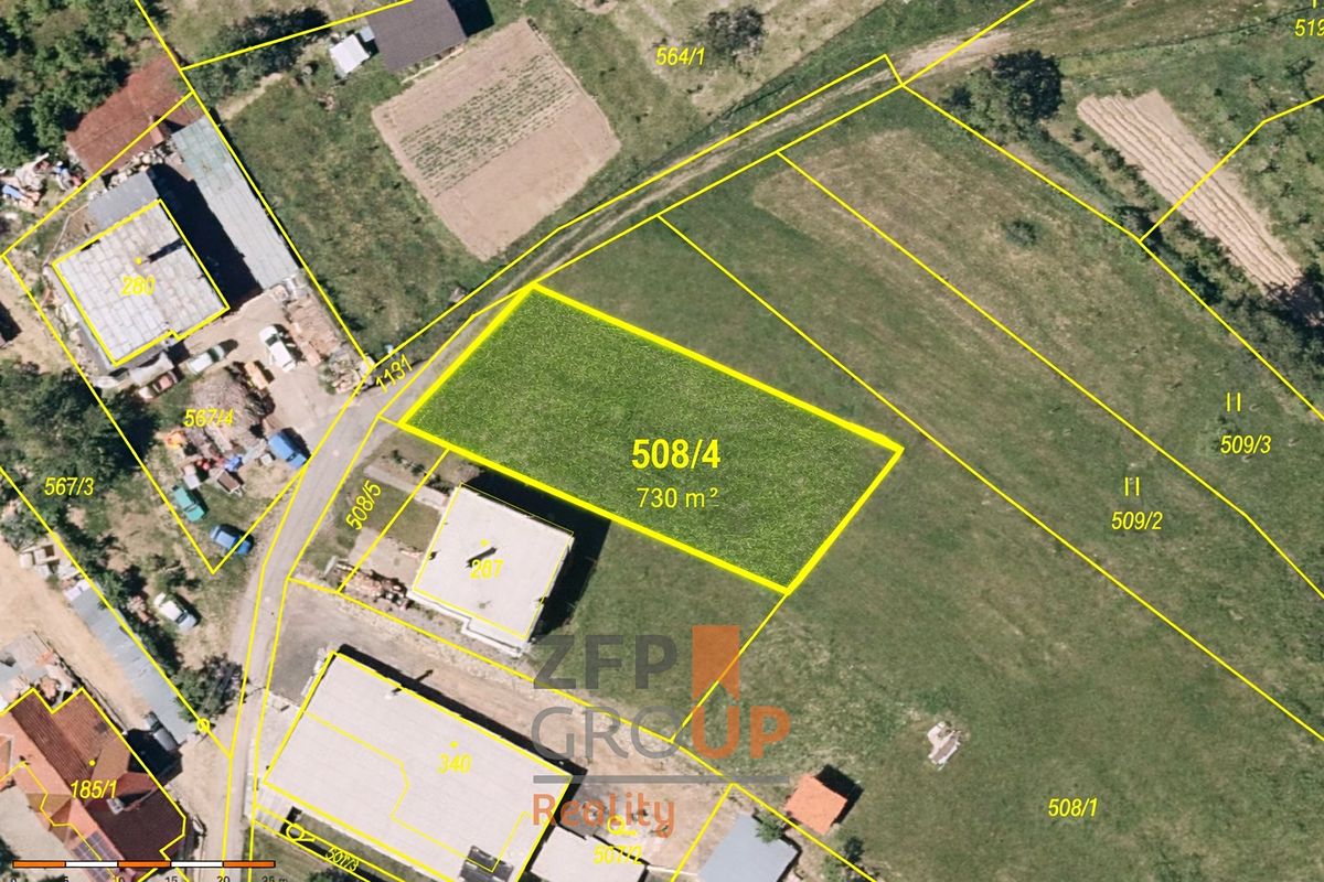 Prodej stavebního pozemku 730 m²
