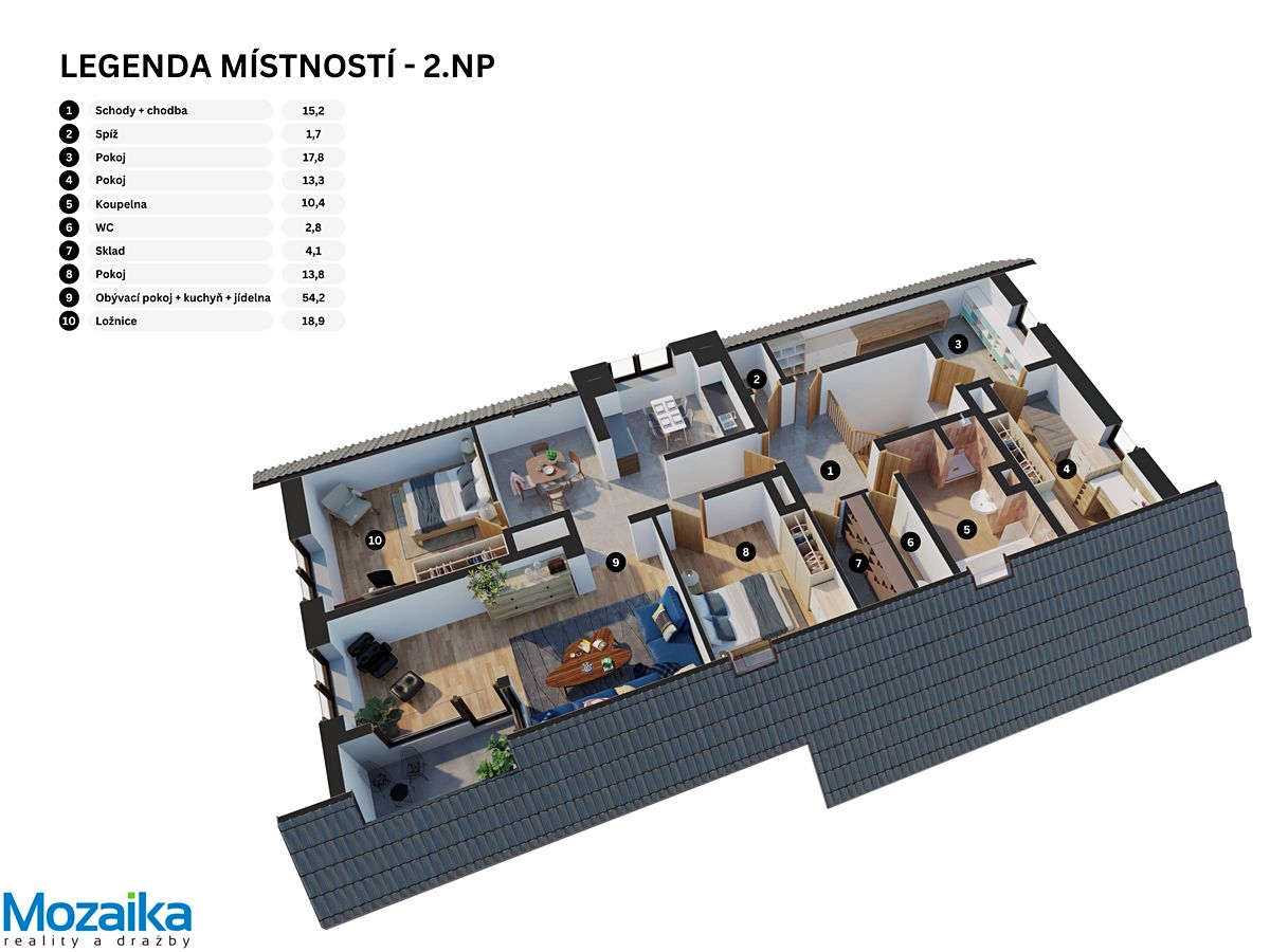 Prodej chalupy 322 m², pozemek 1175 m² – fotografie 4