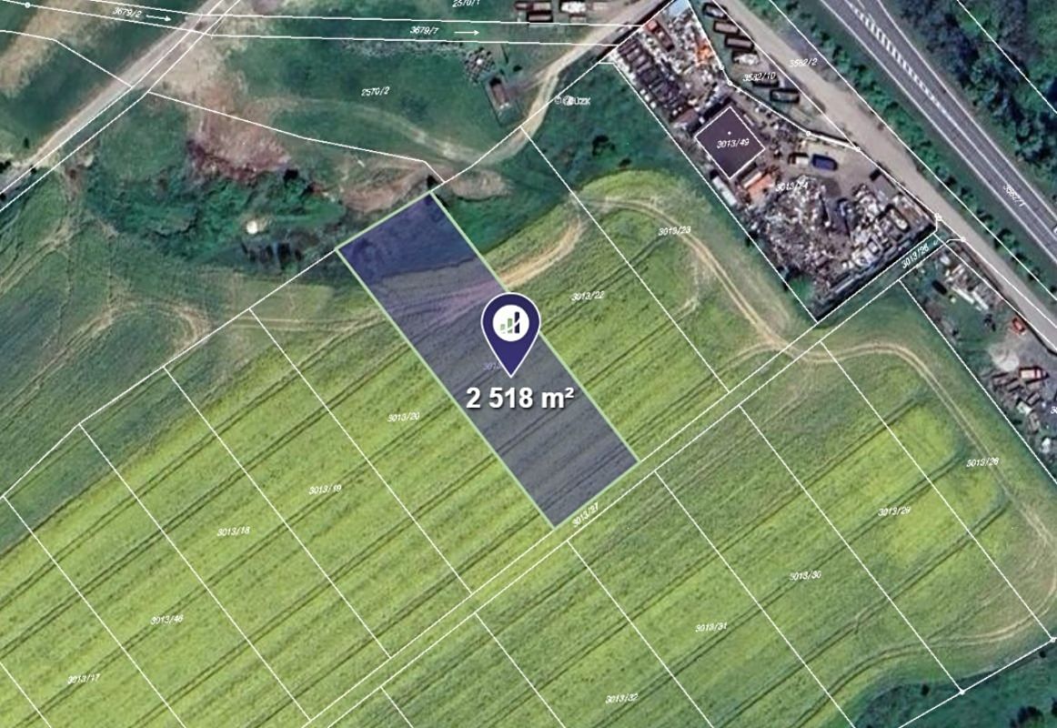 Prodej pole 2518 m², Ludgeřovice – fotka 1 z 3