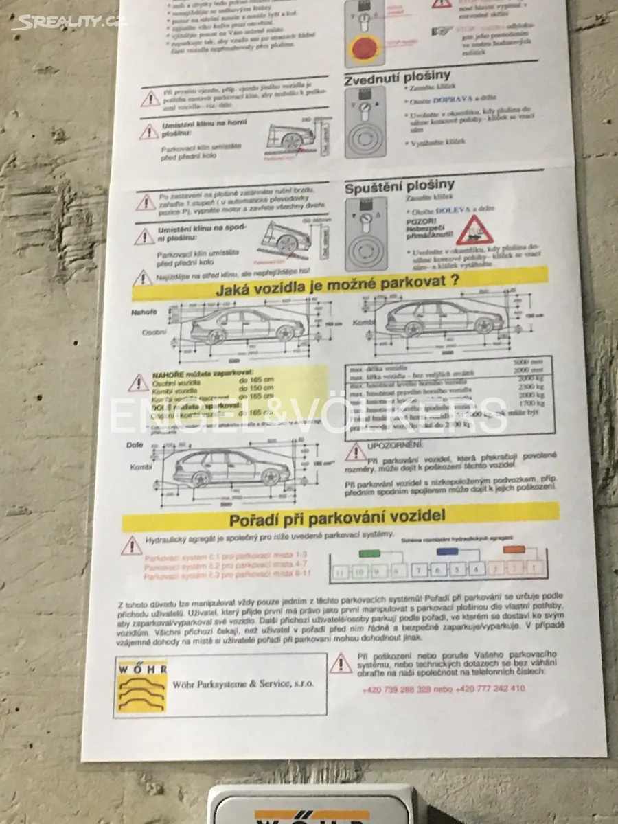 Pronájem garážového stání 13 m² – pohled 2