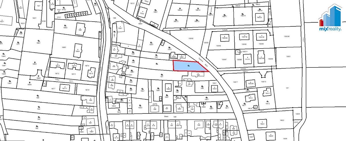 Prodej stavebního pozemku 657 m² – fotografie 3