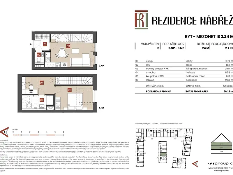 Prodej bytu 2+kk 55 m², Brandýs nad Labem-Stará Boleslav – náhled fotky 2