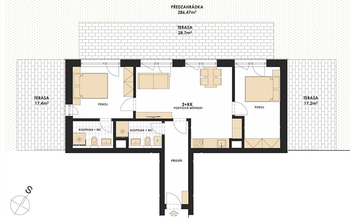 Prodej bytu 3+kk 50 m² – fotografie 5