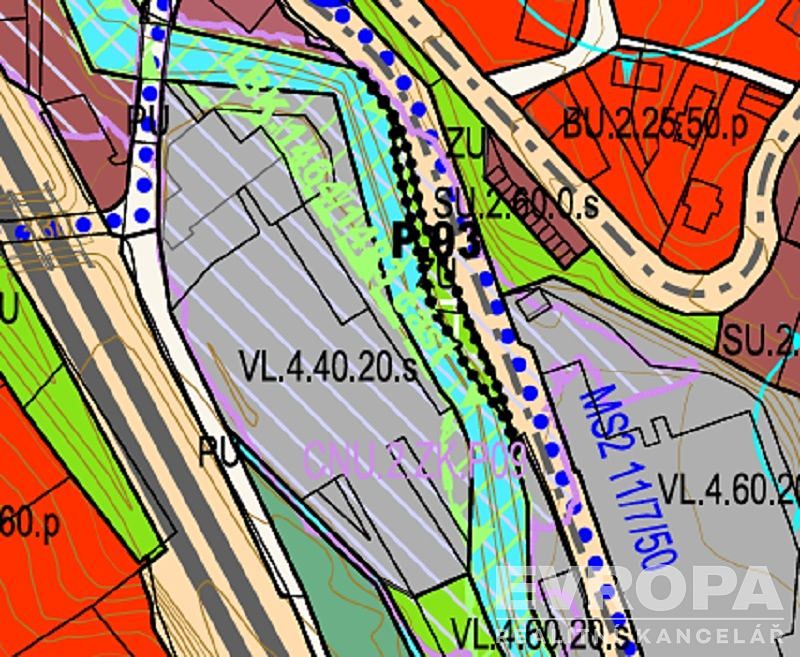 Prodej komerčního pozemku 2500 m² – fotografie 3